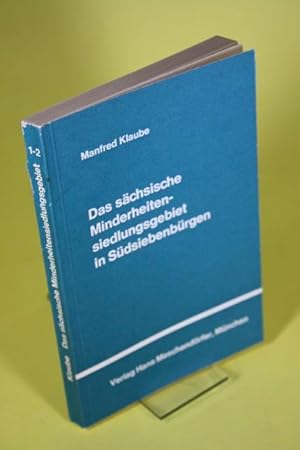 Imagen del vendedor de Das s�chsische Minderheitensiedlungsgebiet in S�dsiebenb�rgen. a la venta por Der B�cherhof