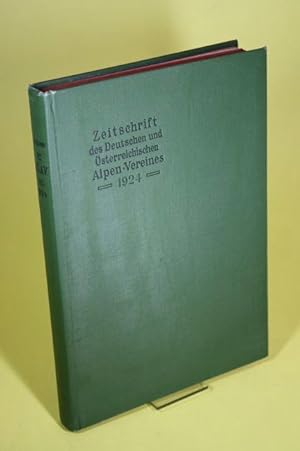 Bild des Verk�ufers f�r Zeitschrift des Deutschen und �sterreichischen Alpenvereins (Band 55, Jahrgang 1924) zum Verkauf von Der B�cherhof