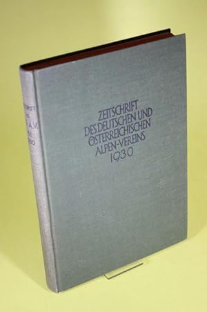 Bild des Verk�ufers f�r Zeitschrift des Deutschen und �sterreichischen Alpenvereins (Band 61, Jahrgang 1930) zum Verkauf von Der B�cherhof