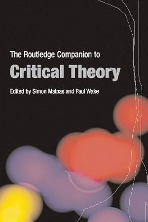 Imagen del vendedor de Routledge Companion to Critical Theory (Routledge Companions) a la venta por Modernes Antiquariat an der Kyll