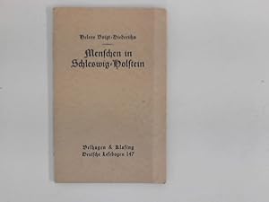 Imagen del vendedor de Menschen in Schleswig-Holstein : 3 Geschichten. (Deutsche Lesebogen ; 147) a la venta por ANTIQUARIAT FRDEBUCH Inh.Michael Simon