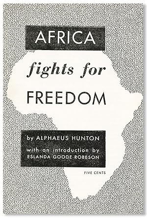 Imagen del vendedor de Africa Fights for Freedom [cover title] a la venta por Lorne Bair Rare Books, ABAA