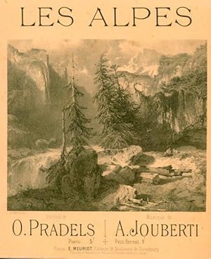 Seller image for Les Alpes. Paroles de O. Pradels for sale by Paul van Kuik Antiquarian Music
