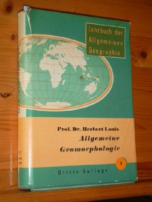 Lehrbuch der allgemeinen Geographie. Bd. 1., Allgemeine Geomorphologie.
