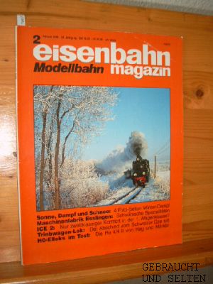 Eisenbahnmagazin - Modellbahn. Heft Nr. 2/1996. 34. Jahrgang.