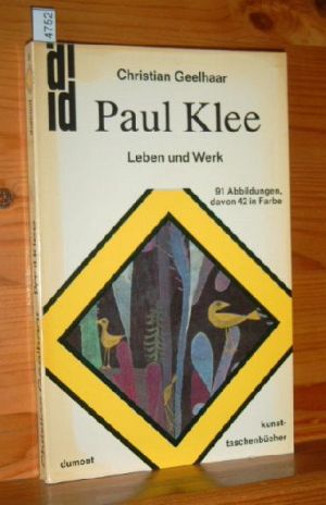 Bild des Verkufers fr Paul Klee : Leben u. Werk. dumont-kunst-taschenbcher , 8 zum Verkauf von Versandantiquariat Gebraucht und Selten