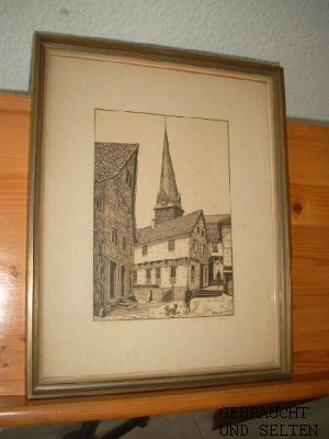Seller image for Mausefalle (Aufgang zur Petrikirche) von O. Jeneck. for sale by Versandantiquariat Gebraucht und Selten