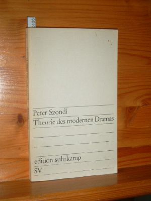 Bild des Verkäufers für Theorie des modernen Dramas. Edition Suhrkamp 27, zum Verkauf von Versandantiquariat Gebraucht und Selten