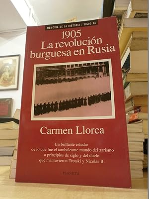 Seller image for 1905 LA REVOLUCIN BURGUESA EN RUSIA. for sale by LLIBRERIA KEPOS-CANUDA