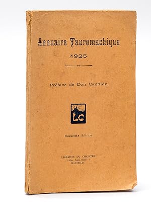 Seller image for Annuaire Tauromachique 1925 for sale by Librairie du Cardinal