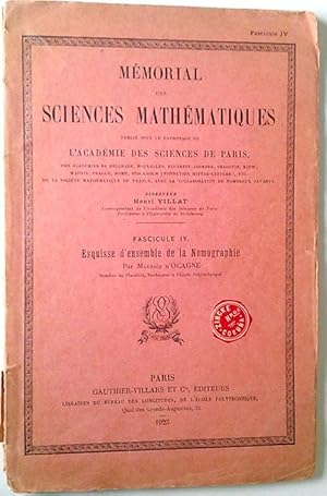 Bild des Verkufers fr Mmorial des Sciences Mathmatiques, fascicule IV ( Texto En Frances ) zum Verkauf von Librera Salvalibros Express