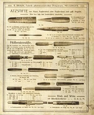 125 Jahre B. Braun Melsungen - Medizinisch-Pharmazeutische Werke 1839-1964.