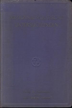 Schriften über Wesen und Bedeutung der Kurierfreiheit. Medizinalpolitische Untersuchungen. Erste ...