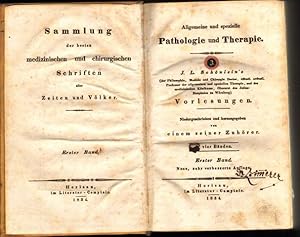 Allgemeine und spezielle Pathologie und Therapie. Nach J. L. Schönleins Vorlesungen. Niedergeschr...