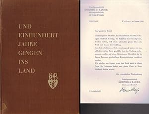 Und einhundert Jahre gingen ins Land. Am 17. Januar 1833 starb Friedrich Koenig.