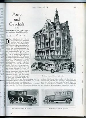 Das Geschäft: Monatsschrift für die kaufmännische Praxis. 2. Jahrgang 1925 bis 5. Jahrgang 1928.