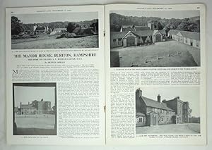 Original Issue of Country Life Magazine Dated November 12th 1948 with a Main Feature on The Manor...