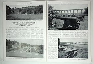 Original Issue of Country Life Magazine Dated October 15th 1948 with a Main Feature on Port Eliot...