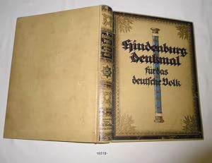 Image du vendeur pour Hindenburg-Denkmal fr das deutsche Volk - Jubilums-Ausgabe mis en vente par Versandhandel fr Sammler