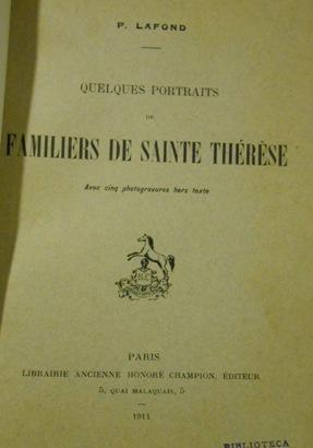Immagine del venditore per Quelques portraits de familiers de Sainte Thrse. venduto da Llibreria Antiquria Casals