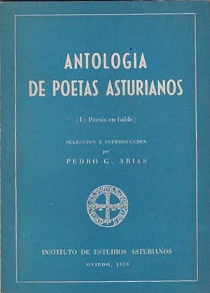 Bild des Verkufers fr Antologa de poetas asturianos. Tomo I. Poesa en bable zum Verkauf von LIBRERA GULLIVER