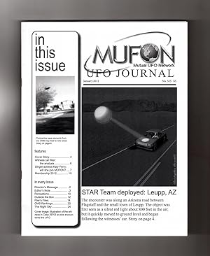 Seller image for MUFON UFO Journal / January, 2012. Leupp, AZ Incident; UFO Traffic Report; Orb Case 29703; South Africa Dam Event; Marley Woods; Katy Perry, Sammy Hagar; Case Comparison; George Filer Reports on Sightings in 11 States and Canada for sale by Singularity Rare & Fine