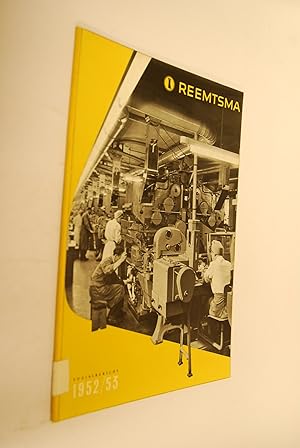 Imagen del vendedor de Reemtsma Sozialbericht 1952/53 a la venta por Antiquariat Biebusch