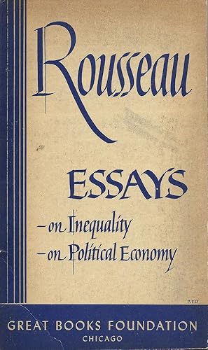 Imagen del vendedor de Essays: - on Inequality, - on Political Economy a la venta por Newhouse Books