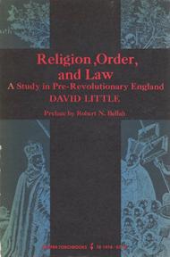 Seller image for Religion, Order, and Law: a Study in Pre-Revolutionary England for sale by Sutton Books