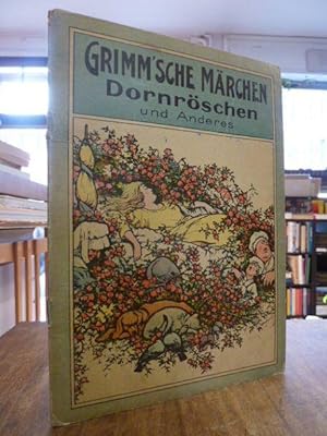 Grimm'sche Märchen mit 4 bunten Bildern [Tischlein deck dich, Goldesel, Knüppel aus dem Sack, Dor...