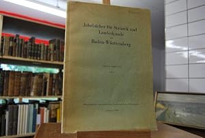Jahrbücher für Statistik und Landeskunde von Baden-Württemberg. Erster Jahrgang. 4.Heft.