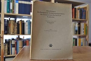Mitteilungen des Instituts für Strömungsmaschinen der Technischen Hochschule Karlsruhe. Sonderhef...