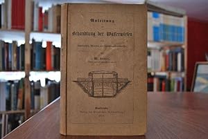 Bild des Verkufers fr Anleitung zur Behandlung der Wsserwiesen nach Jahreszeiten, Monaten und Witterungsverhltnissen, nebst einem Anhange, enthaltend: das Gesetz ber Bewsserungs- und Entwsserungs-Anlagen im Groherzohthum Baden, sowie die brigen dahin bezglichen Gesetze und Verordnungen; ferner: Wiesenpolizei-Ordnungen fr Gemeinde- und Genossenschaftswsserungen, Instruktionen fr Wiesenaufseher und Maregeln bei deren Anstellung. zum Verkauf von Gppinger Antiquariat