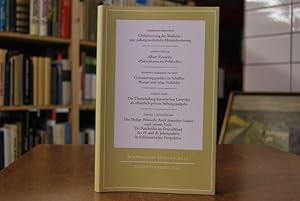 Imagen del vendedor de Christian Herfarth: Globalisierung der Medizin - eine auergewhnliche Herausforderung. Alfred Seeger: Albert Einsteins "Exkursionen ins Politische". Manfred Hermann Schmid: Orientierungspunkte im Schaffen Mozart und seine Vorbilder. Ulrich Bopp: Die berwindung historischen Unrechts als ffentlich-private Stiftungsaufgabe. Dieter Langewiesche: Das Heilige Rmische Reich deutscher Nation nach seinem Ende. Die Reichsidee im Deutschland des 19. und 20. Jahrhunderts in welthistorischer Perspektive. Schwbische Gesellschaft Schriftenreihe 57-61. Abdruck von am 9. Februar 2006, 4.April 2006, 28. Juni 2006, 26. Oktober 2006 und am 4. Dezember 2006 vor der Schwbischen Gesellschaft gehaltenen Vortrgen. a la venta por Gppinger Antiquariat