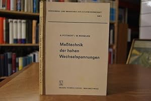 Meßtechnik der hohen Wechselspannungen. Verfahrens- und Messkunde der Naturwissenschaft Heft 5