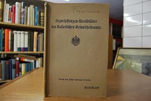 Arzneipflanzen-Merkblätter des Kaiserlichen Gesundheitsamts. Bl. 1 -32.