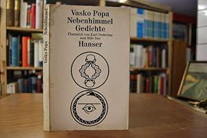 Bild des Verkufers fr Nebenhimmel. Gedichte. bersetzt von Karl Dedecius und Milo Dor. zum Verkauf von Gppinger Antiquariat