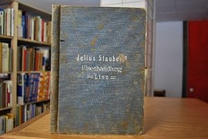 Preis - Buch von Julius Stauber. Firma - Inhaber Hans Guth Eisenhandlung Linz bei der Brücke. Geg...