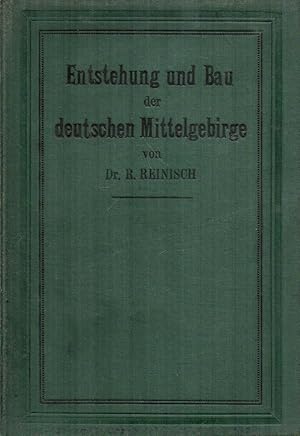 Image du vendeur pour Entstehung und Bau der deutschen Mittelgebirge mis en vente par Clivia Mueller