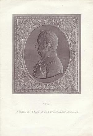 Karl Philipp Fürst zu Schwarzenberg (1771-1820), österreichischer Feldmarschall und Botschafter i...