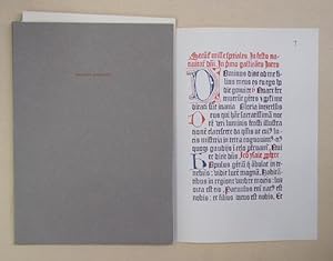 Missale speciale. Ein Zeugnis früher Buchkunst aus dem 15. Jahrhundert.