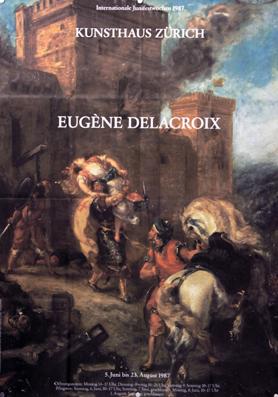 Plakat - Eugène Delacroix. Farboffset.
