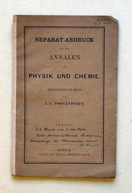 Imagen del vendedor de Ueber farbenschillernde Quarze vom Weiselberge bei Obernkirchen unweit St. Wendel. a la venta por antiquariat peter petrej - Bibliopolium AG