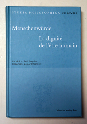 Seller image for Menschenwrde - La dignit de l?tre humain. for sale by antiquariat peter petrej - Bibliopolium AG