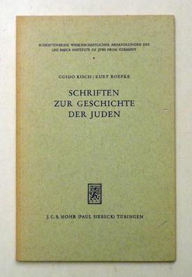 Imagen del vendedor de Schriften zur Geschichte der Juden. Eine Bibliographie der in Deutschland und der Schweiz 1822 - 1955 erschienenen Dissertationen. a la venta por antiquariat peter petrej - Bibliopolium AG