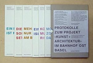 Image du vendeur pour Protokolle zum Projekt Kunst + Architektur im Bahnhof Ost Basel (6 Hefte). mis en vente par antiquariat peter petrej - Bibliopolium AG