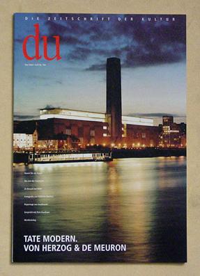 Imagen del vendedor de Tate modern. Von Herzog & de Meuron. a la venta por antiquariat peter petrej - Bibliopolium AG