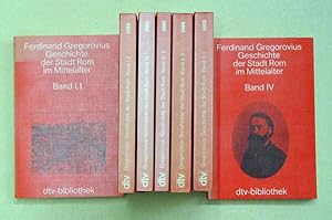 Imagen del vendedor de Geschichte der Stadt Rom im Mittelalter. Vom V. bis zum XVI. Jahrhundert. (7 Bde. compl.). a la venta por antiquariat peter petrej - Bibliopolium AG