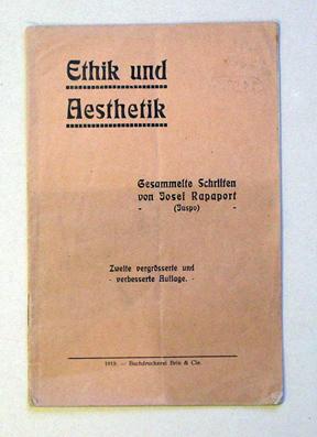 Immagine del venditore per Ethik und Aesthetik. Gesammelte Schriften. venduto da antiquariat peter petrej - Bibliopolium AG