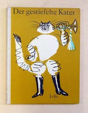 Bild des Verkufers fr Der gestiefelte Kater. Ein Mrchen, nach Charles Perrault, von Hans Fischer erzhlt und mit den notwendigen Erklrungen und Bildern versehen. zum Verkauf von antiquariat peter petrej - Bibliopolium AG